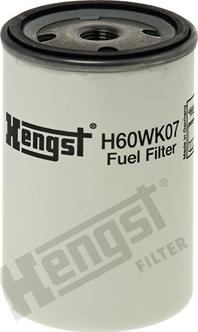 Hengst Filter H60WK07 - Топливный фильтр parts5.com