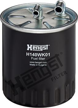 Hengst Filter H140WK01 - Топливный фильтр parts5.com