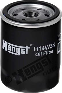 Hengst Filter H14W34 - Масляный фильтр parts5.com