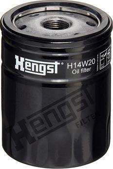 Hengst Filter H14W20 - Масляный фильтр parts5.com