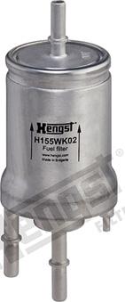 Hengst Filter H155WK02 - Топливный фильтр parts5.com