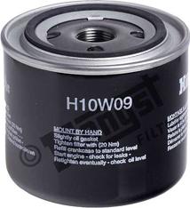 Hengst Filter H10W09 - Oil Filter parts5.com