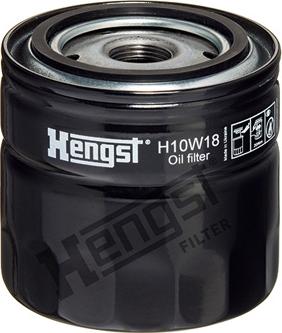 Hengst Filter H10W18 - Масляный фильтр parts5.com