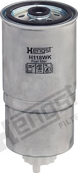 Hengst Filter H118WK - Топливный фильтр parts5.com