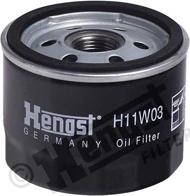 Hengst Filter H11W03 - Масляный фильтр parts5.com