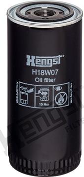 Hengst Filter H18W07 - Масляный фильтр parts5.com