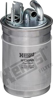 Hengst Filter H126WK - Топливный фильтр parts5.com