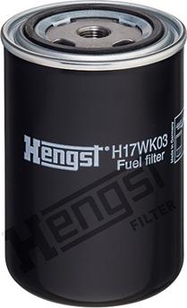 Hengst Filter H17WK03 - Топливный фильтр parts5.com