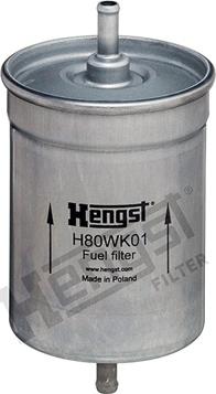 Hengst Filter H80WK01 - Топливный фильтр parts5.com