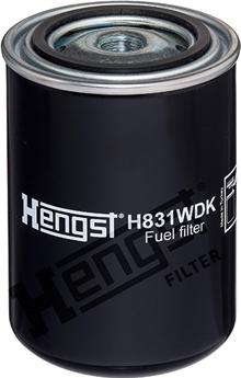 Hengst Filter H831WDK - Топливный фильтр parts5.com