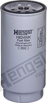 Hengst Filter H824WK D718 - Топливный фильтр parts5.com