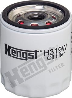 Hengst Filter H319W - Oil Filter parts5.com