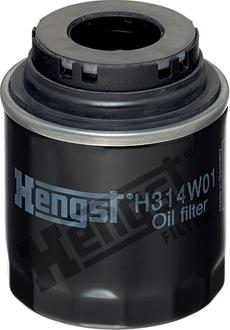 Hengst Filter H314W01 - Масляный фильтр parts5.com