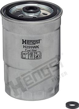 Hengst Filter H299WK - Топливный фильтр parts5.com