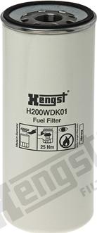 Hengst Filter H200WDK01 - Топливный фильтр parts5.com