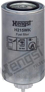 Hengst Filter H215WK - Топливный фильтр parts5.com