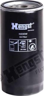 Hengst Filter H230W - Масляный фильтр parts5.com