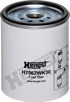 Hengst Filter H7062WK30 - Топливный фильтр parts5.com
