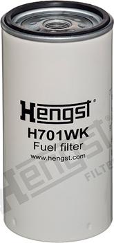 Hengst Filter H701WK - Топливный фильтр parts5.com