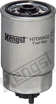 Hengst Filter H70WK02 - Топливный фильтр parts5.com