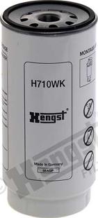 Hengst Filter H710WK - Топливный фильтр parts5.com