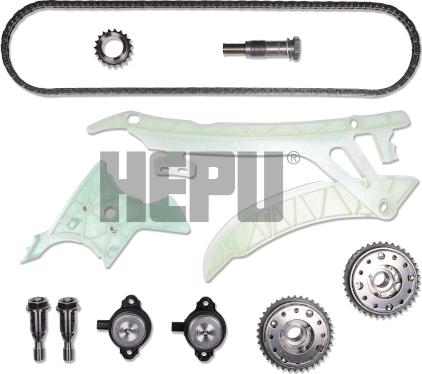 Hepu 21-0597CA - Комплект цепи привода распредвала parts5.com