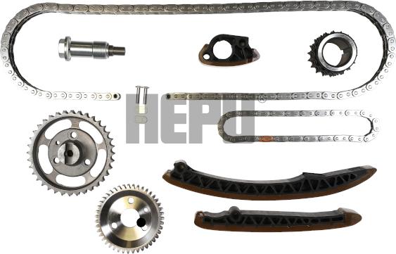 Hepu 21-0096 - Комплект цепи привода распредвала parts5.com