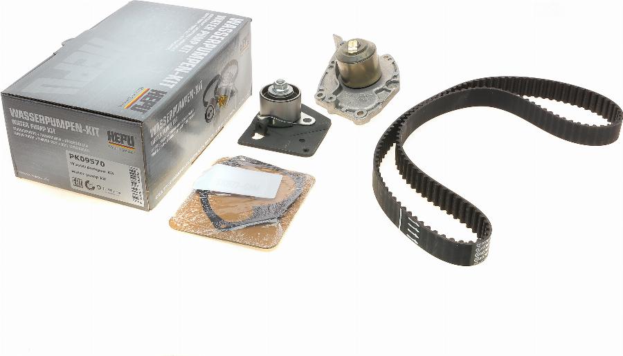 Hepu PK09570 - Water Pump & Timing Belt Set parts5.com