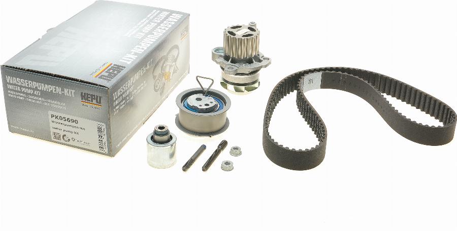 Hepu PK05690 - Water Pump & Timing Belt Set parts5.com