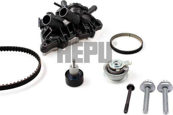 Hepu PK06871 - Водяной насос + комплект зубчатого ремня parts5.com