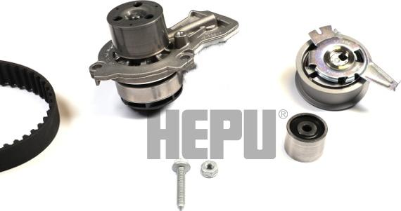 Hepu PK06790M - Водяной насос + комплект зубчатого ремня parts5.com