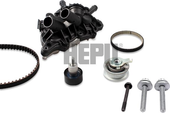 Hepu PK06851 - Водяной насос + комплект зубчатого ремня parts5.com