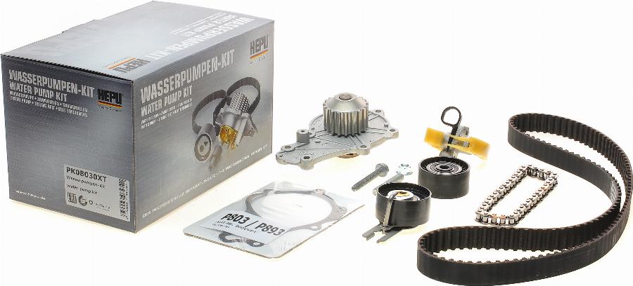 Hepu PK08030XT - Water Pump & Timing Belt Set parts5.com