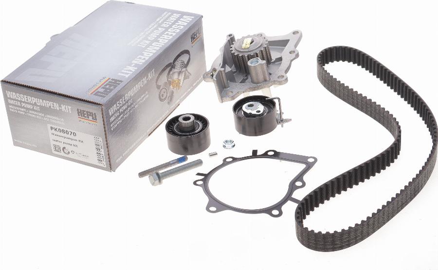 Hepu PK08070 - Water Pump & Timing Belt Set parts5.com