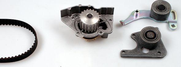 Hepu PK08360 - Водяной насос + комплект зубчатого ремня parts5.com