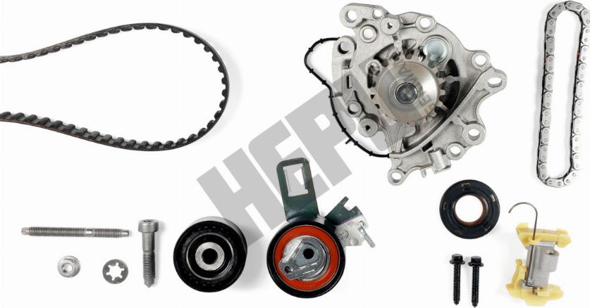 Hepu PK19010-XT1 - Water Pump & Timing Belt Set parts5.com