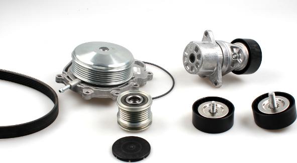 Hepu PK15130 - Water Pump + V-Ribbed Belt Set parts5.com