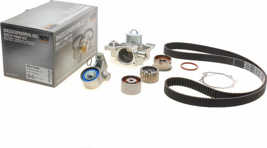 Hepu PK17200 - Water Pump & Timing Belt Set parts5.com