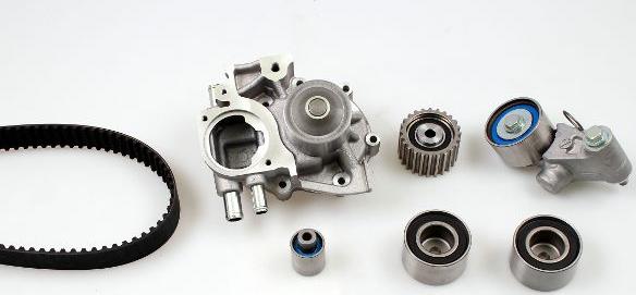 Hepu PK75090 - Водяной насос + комплект зубчатого ремня parts5.com