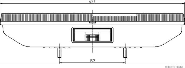 Herth+Buss Elparts 83830021 - Задний фонарь parts5.com