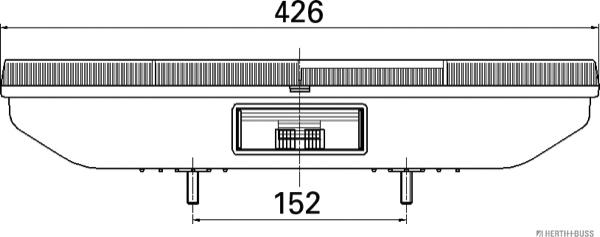 Herth+Buss Elparts 83830023 - Задний фонарь parts5.com