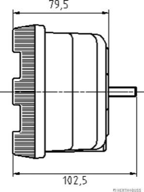 Herth+Buss Elparts 83830022 - Задний фонарь parts5.com