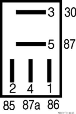 Herth+Buss Elparts 75613193 - Реле, рабочий ток parts5.com