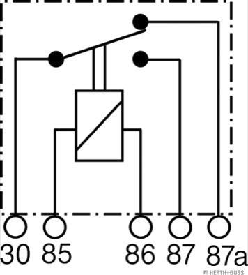 Herth+Buss Elparts 75613152 - Реле, рабочий ток parts5.com
