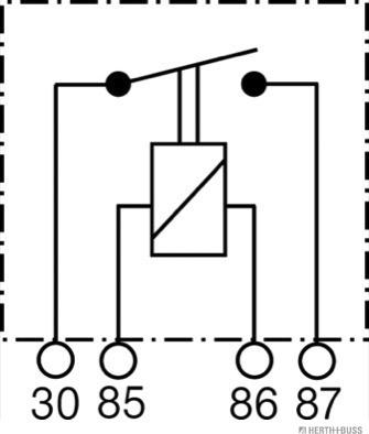 Herth+Buss Elparts 75613121 - Реле, рабочий ток parts5.com