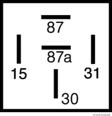 Herth+Buss Elparts 75898211 - Реле, обогреватель заднего стекла parts5.com