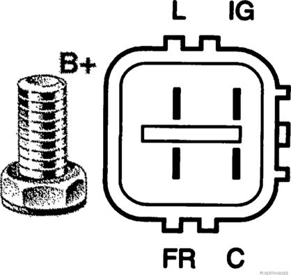 Herth+Buss Jakoparts J5118031 - Генератор parts5.com