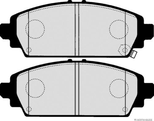 Herth+Buss Jakoparts J3604065 - Тормозные колодки, дисковые, комплект parts5.com