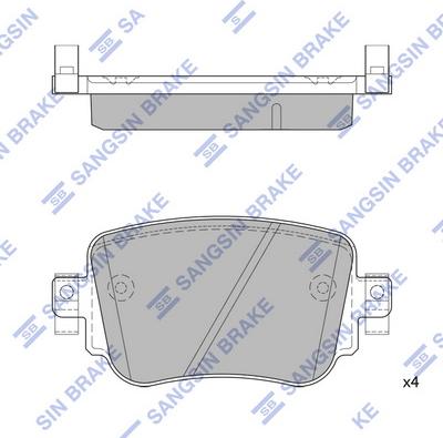 Movelex M22223 - Тормозные колодки, дисковые, комплект parts5.com