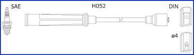 Hitachi 134576 - Комплект проводов зажигания parts5.com